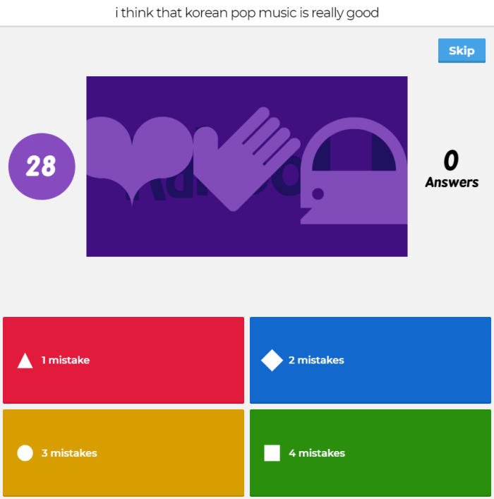 Lesson idea: Kahoot! for capitalisation and&nbsp;punctuation